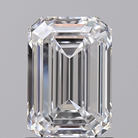 1.51 Carat Emerald Shaped, Ideal Cut, D Color, VS1 Clarity, IGI Certified Lab Grown Diamond