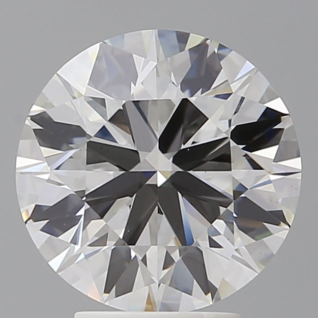 3.95 Carat Round Shaped, Ideal Cut, F Color, VVS2 Clarity, IGI Certified Lab Grown Diamond