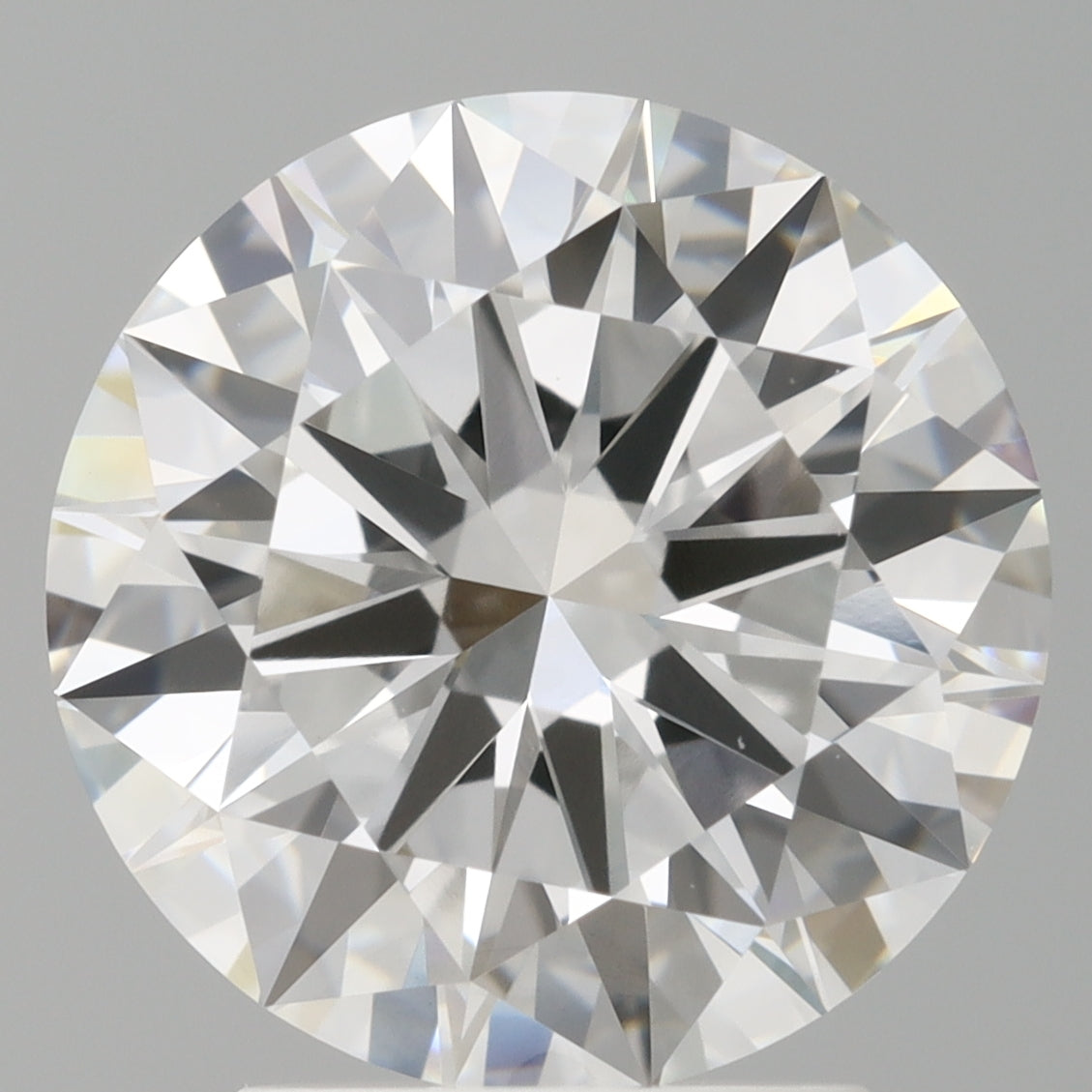 3.05 Carat Round Shaped, Excellent Cut, E Color, VVS2 Clarity, IGI Certified Lab Grown Diamond