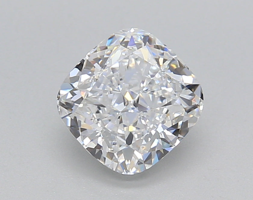 1.52 Carat Cushion Shaped, Ideal Cut, D Color, VVS2 Clarity, IGI Certified Lab Grown Diamond