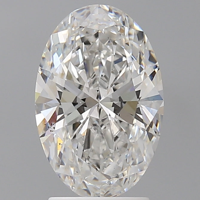 2.59 Carat Oval Shaped, Ideal Cut, E Color, VS2 Clarity, IGI Certified Lab Grown Diamond