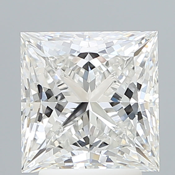 3.12 Carat Princess Shaped, Ideal Cut, E Color, VVS2 Clarity, IGI Certified Lab Grown Diamond
