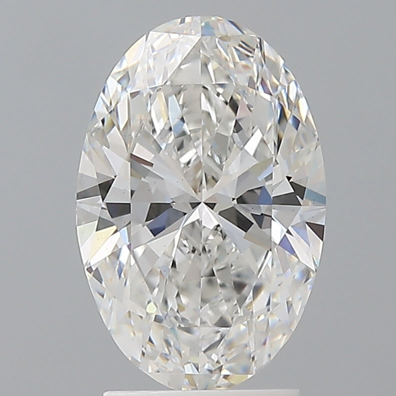 2.58 Carat Oval Shaped, Ideal Cut, E Color, VVS2 Clarity, IGI Certified Lab Grown Diamond