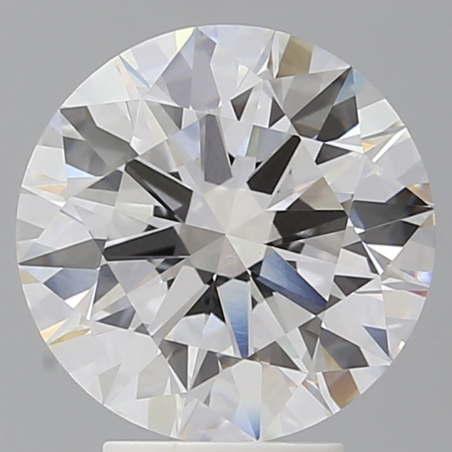 4.09 Carat Round Shaped, Ideal Cut, E Color, VVS2 Clarity, IGI Certified Lab Grown Diamond