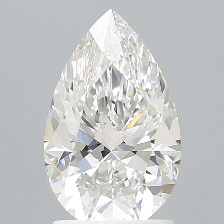 1.81 Carat Pear Shaped, Excellent Cut, E Color, VS1 Clarity, IGI Certified Lab Grown Diamond