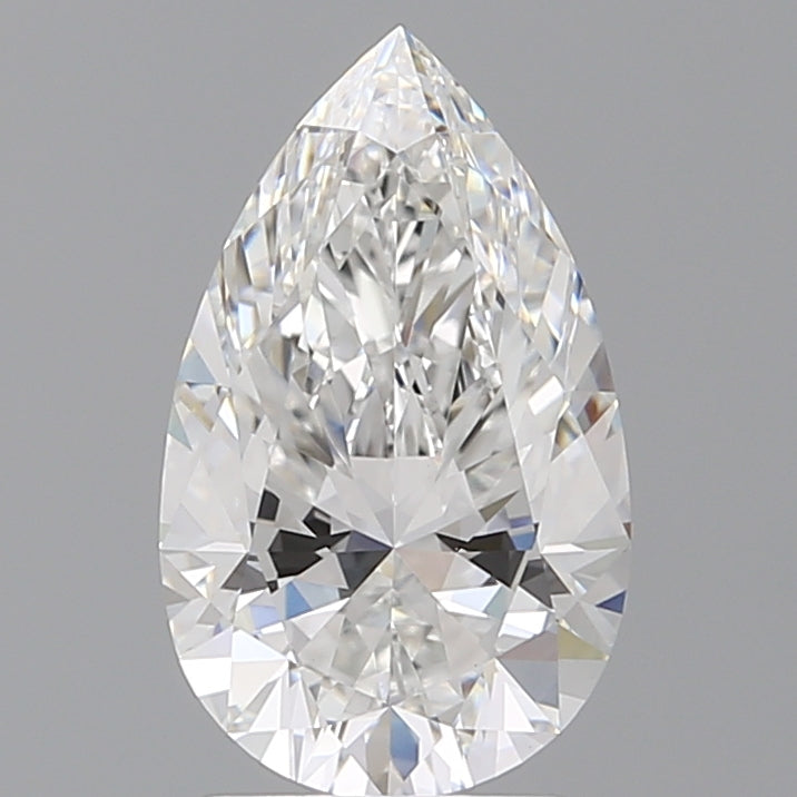 2.58 Carat Pear Shaped, Ideal Cut, E Color, VVS2 Clarity, IGI Certified Lab Grown Diamond