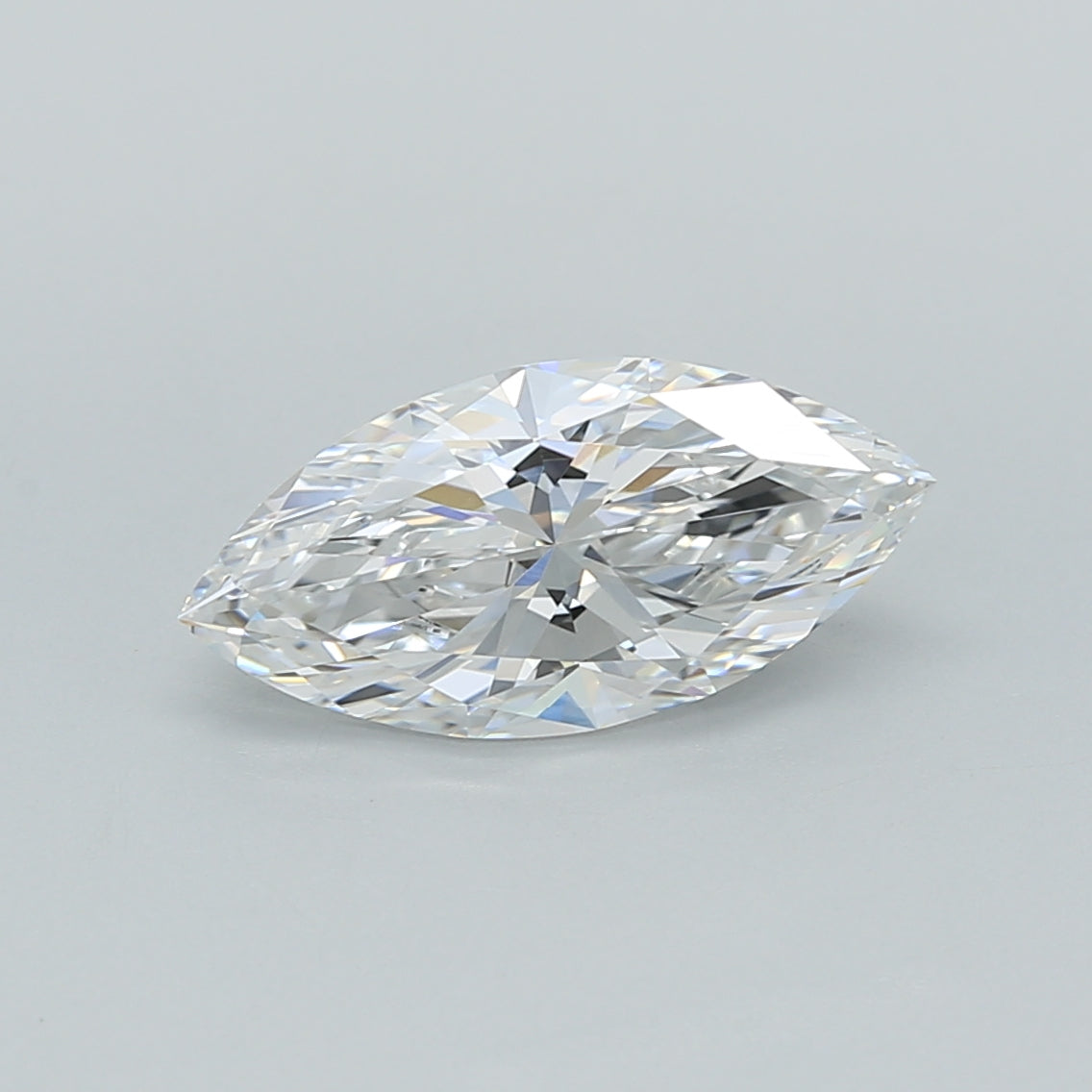 1.55 Carat Marquise Shaped, Ideal Cut, E Color, VVS2 Clarity, IGI Certified Lab Grown Diamond