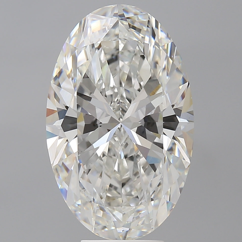 7.52 Carat Oval Shaped, Ideal Cut, F Color, VVS2 Clarity, IGI Certified Lab Grown Diamond
