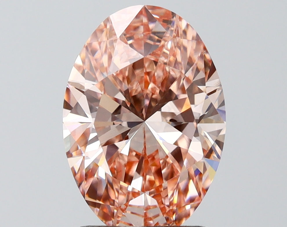 3.03 Carat Oval Shaped, Excellent Cut, VS1 Clarity, IGI Certified Lab Grown Diamond