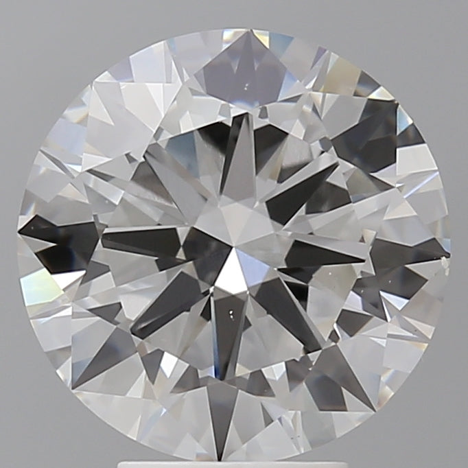 5.01 Carat Round Shaped, Excellent Cut, F Color, VS2 Clarity, IGI Certified Lab Grown Diamond