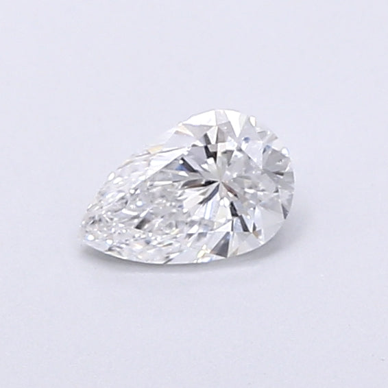 0.32 Carat Pear Shaped, Very Good Cut, D Color, VS1 Clarity, IGI Certified Lab Grown Diamond