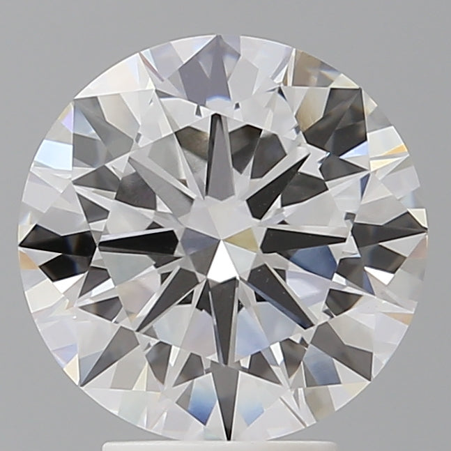 4.04 Carat Round Shaped, Excellent Cut, E Color, VVS2 Clarity, IGI Certified Lab Grown Diamond