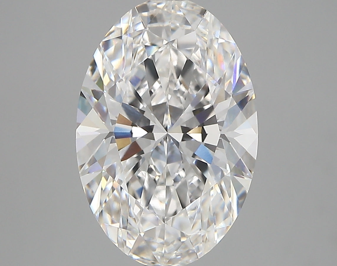 4.00 Carat Oval Shaped, Very Good Cut, D Color, VVS1 Clarity, IGI Certified Lab Grown Diamond