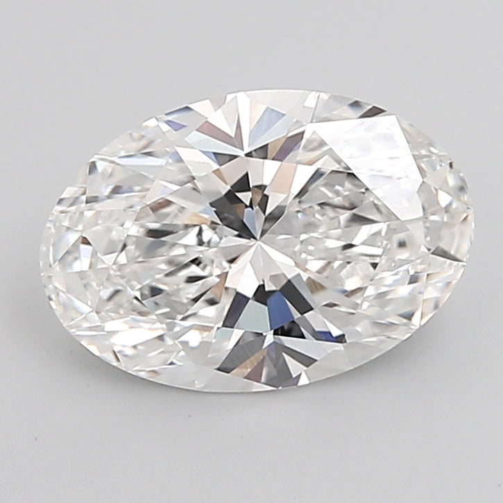 2.99 Carat Oval Shaped, Ideal Cut, E Color, VVS2 Clarity, IGI Certified Lab Grown Diamond