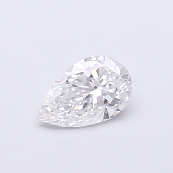 0.33 Carat Pear Shaped, Very Good Cut, D Color, VVS2 Clarity, IGI Certified Lab Grown Diamond