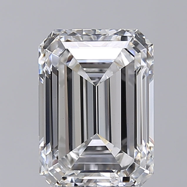 3.02 Carat Emerald Shaped, Excellent Cut, E Color, VS1 Clarity, IGI Certified Lab Grown Diamond