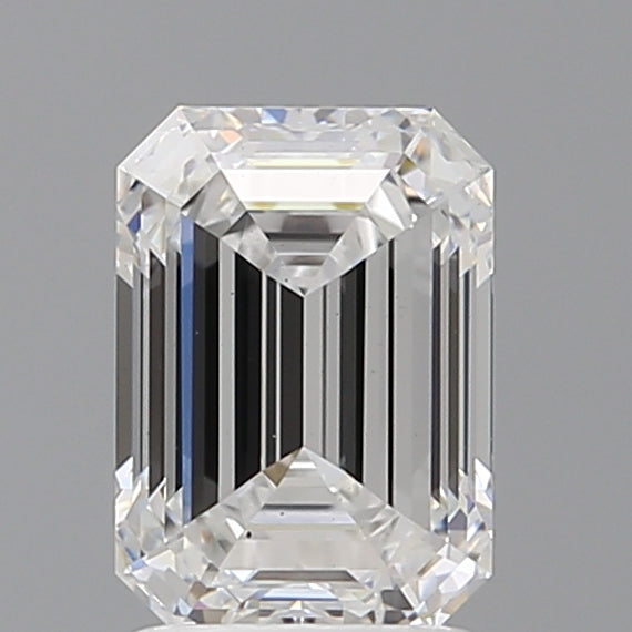 2.04 Carat Emerald Shaped, Ideal Cut, D Color, VS2 Clarity, IGI Certified Lab Grown Diamond