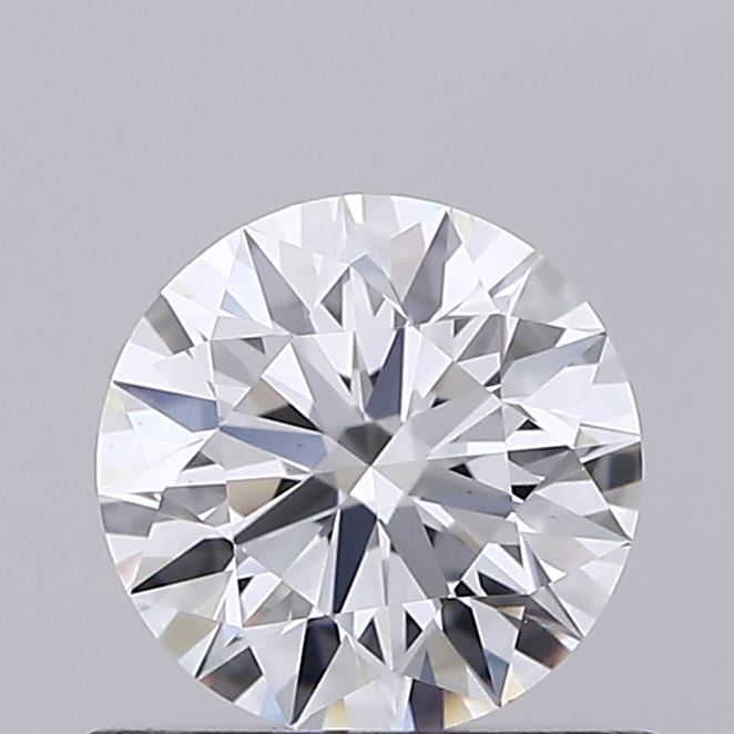 0.52 Carat Round Shaped, Ideal Cut, D Color, VS1 Clarity, IGI Certified Lab Grown Diamond