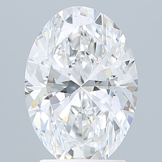 2.53 Carat Oval Shaped, Ideal Cut, D Color, VVS2 Clarity, IGI Certified Lab Grown Diamond