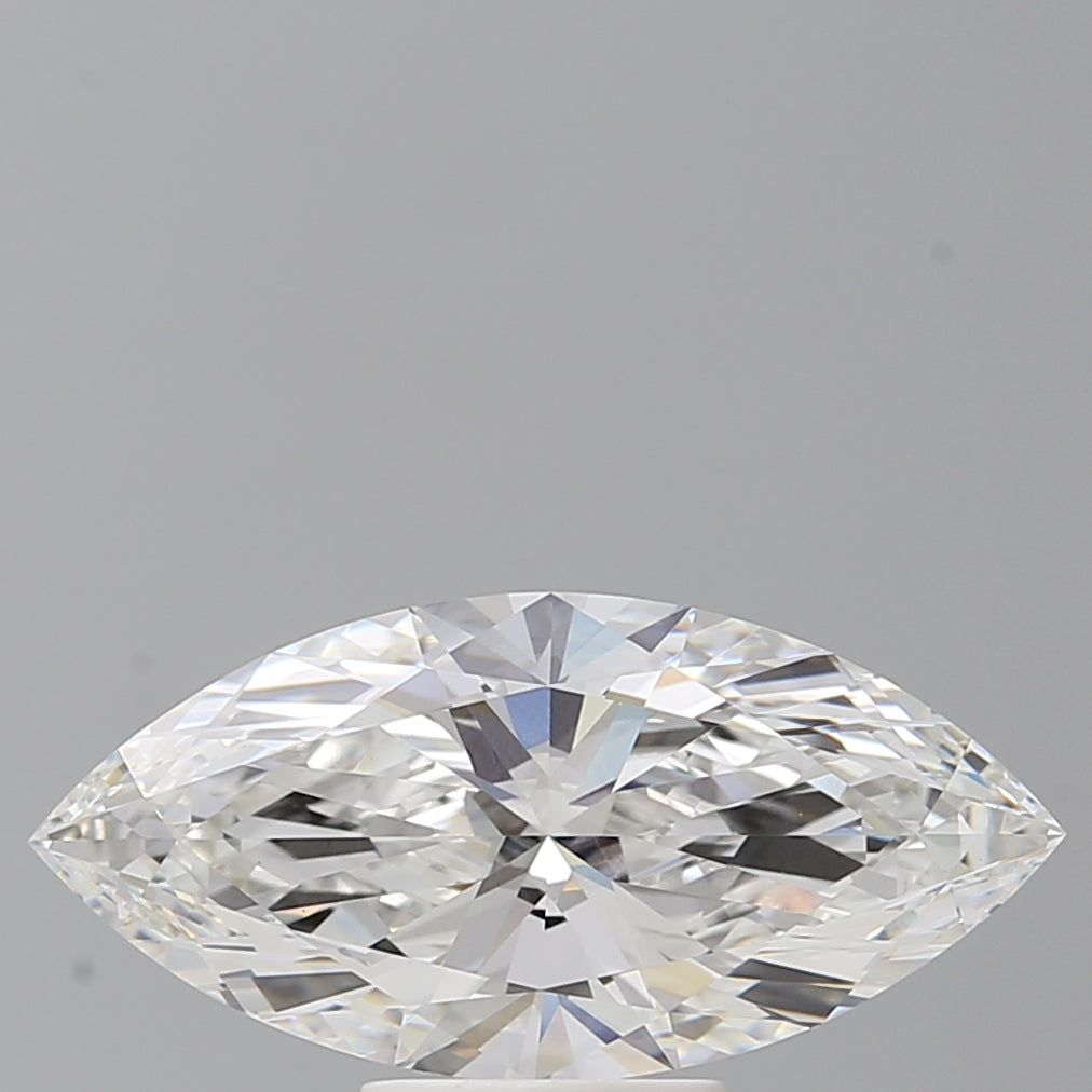 3.60 Carat Marquise Shaped, Ideal Cut, E Color, VVS2 Clarity, IGI Certified Lab Grown Diamond