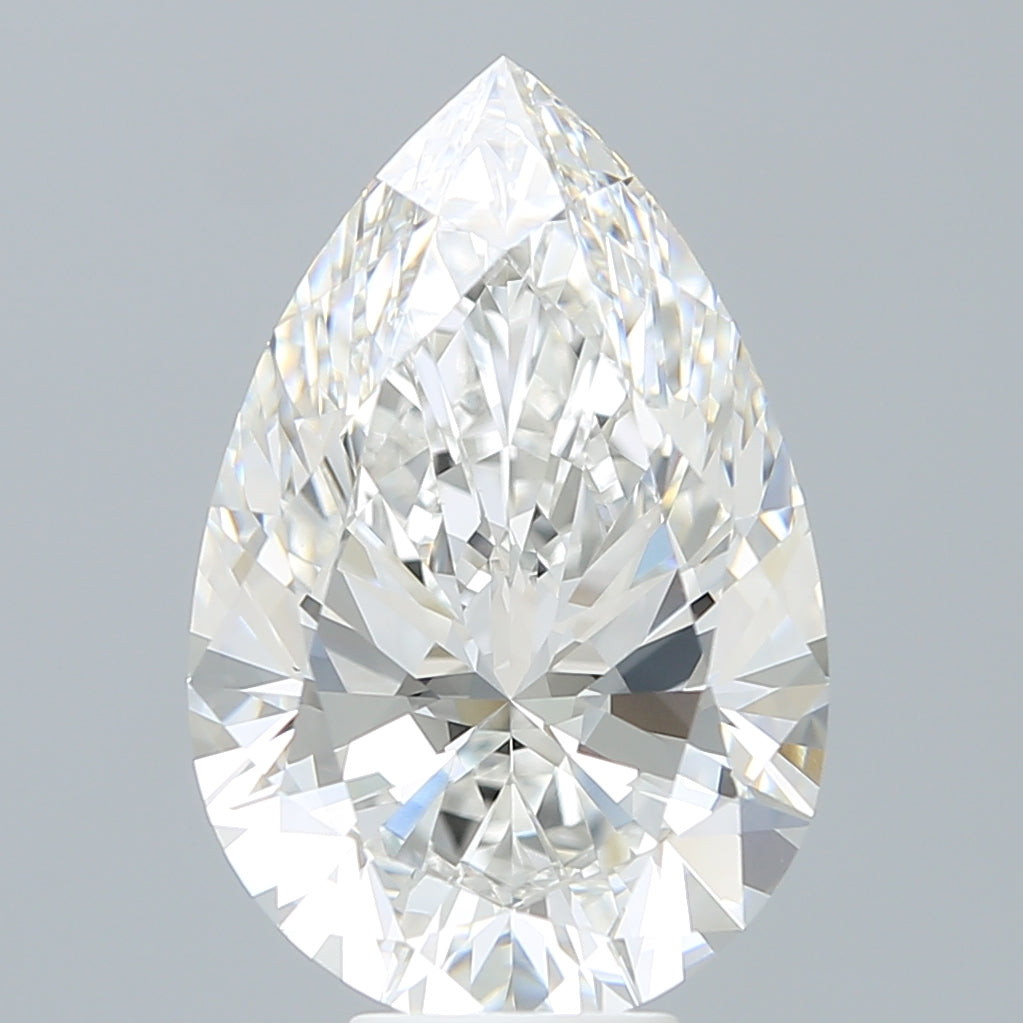 8.21 Carat Pear Shaped, Ideal Cut, E Color, VVS1 Clarity, IGI Certified Lab Grown Diamond