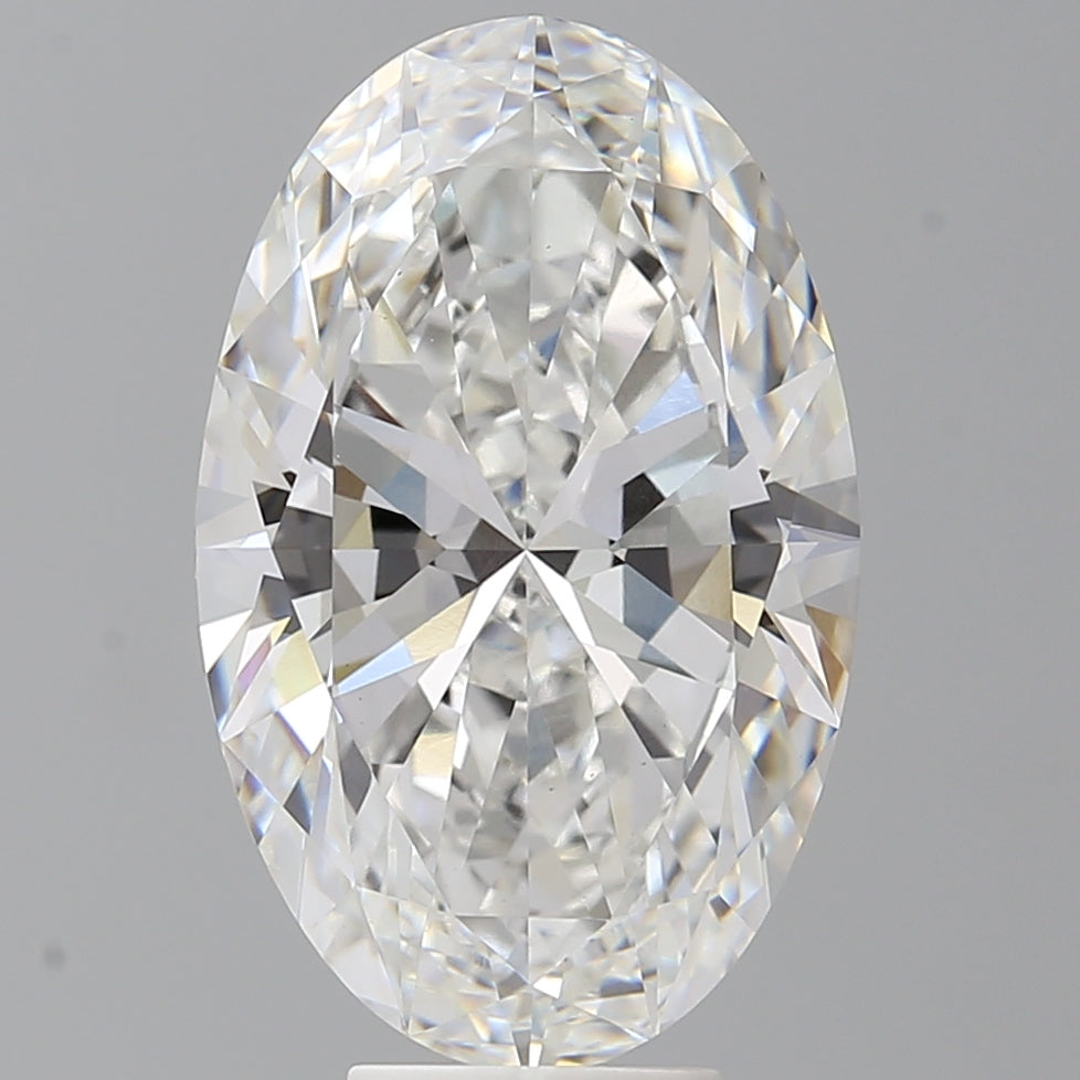 7.10 Carat Oval Shaped, Ideal Cut, E Color, VVS2 Clarity, IGI Certified Lab Grown Diamond