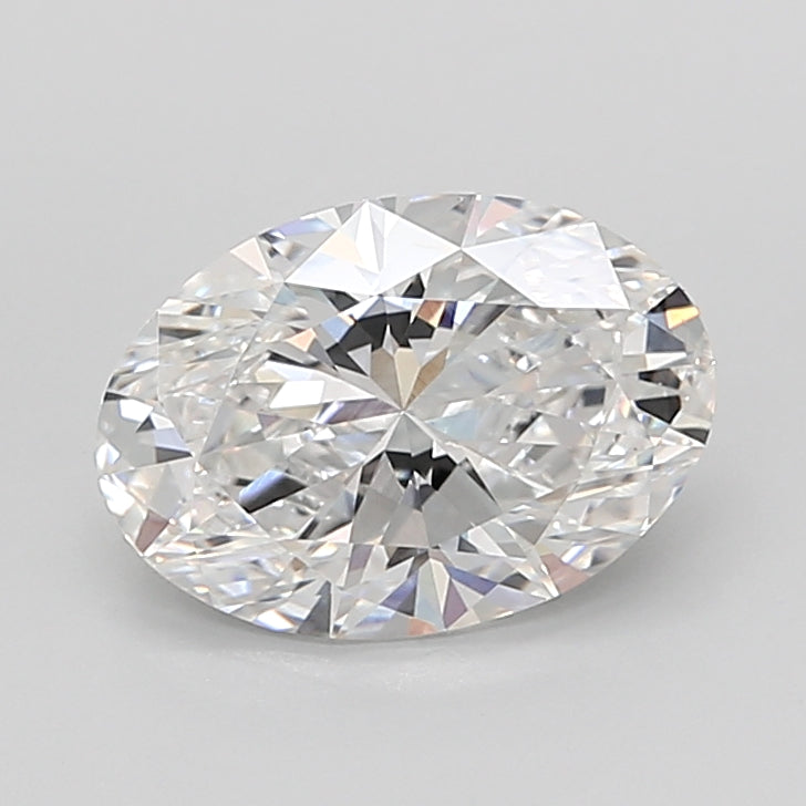 4.04 Carat Oval Shaped, Ideal Cut, E Color, VVS2 Clarity, IGI Certified Lab Grown Diamond