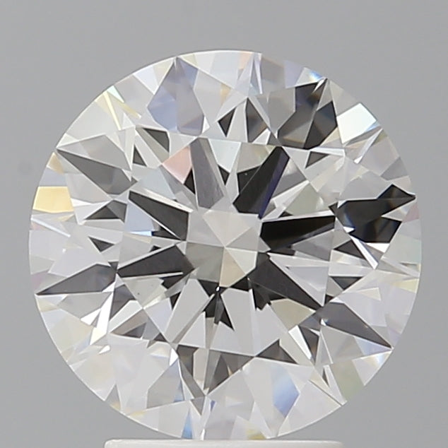 3.58 Carat Round Shaped, Ideal Cut, F Color, VVS2 Clarity, IGI Certified Lab Grown Diamond