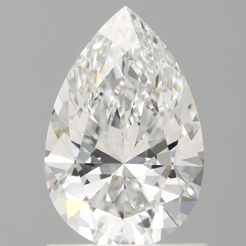 1.03 Carat Pear Shaped, Ideal Cut, E Color, VS1 Clarity, IGI Certified Lab Grown Diamond