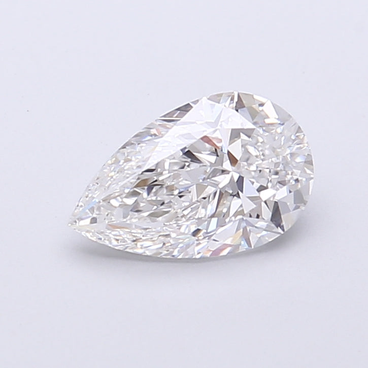 1.01 Carat Pear Shaped, Very Good Cut, D Color, VVS2 Clarity, IGI Certified Lab Grown Diamond