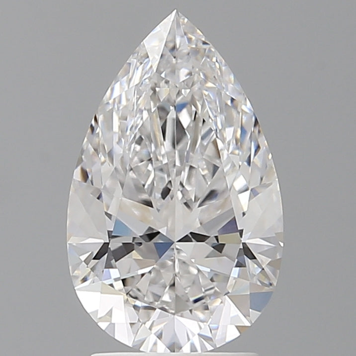 2.59 Carat Pear Shaped, Ideal Cut, E Color, VVS1 Clarity, IGI Certified Lab Grown Diamond