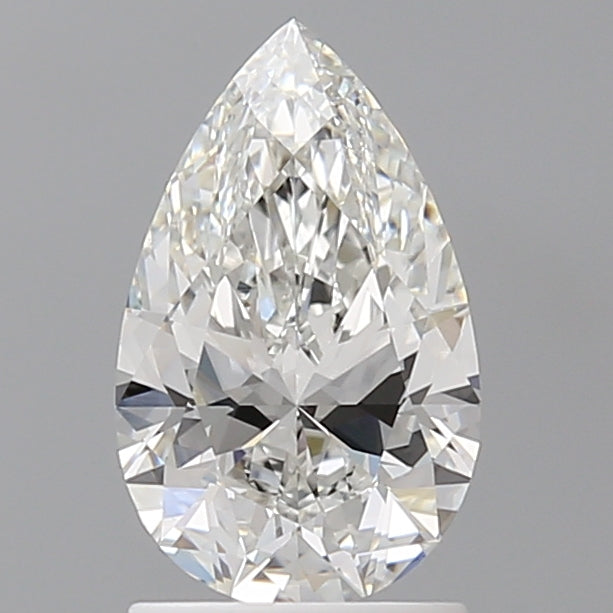 1.58 Carat Pear Shaped, Ideal Cut, F Color, VVS2 Clarity, IGI Certified Lab Grown Diamond