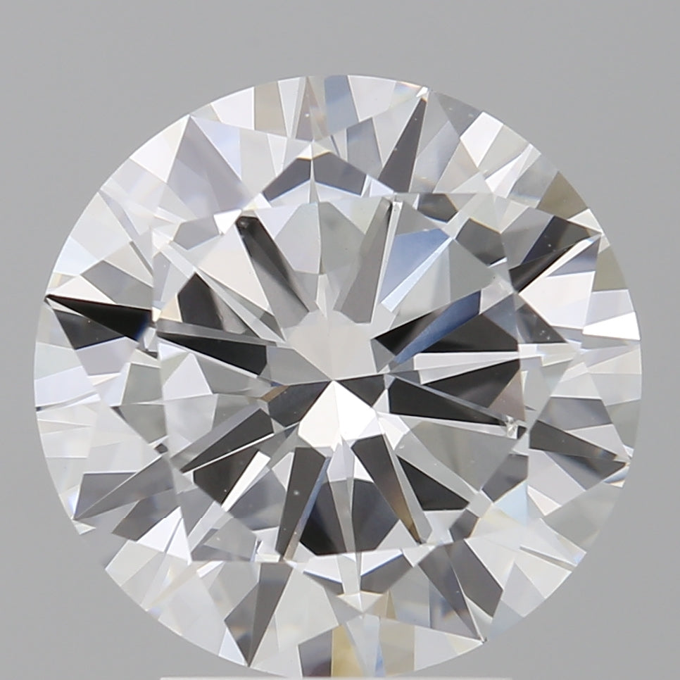 4.00 Carat Round Shaped, Very Good Cut, E Color, VVS2 Clarity, IGI Certified Lab Grown Diamond