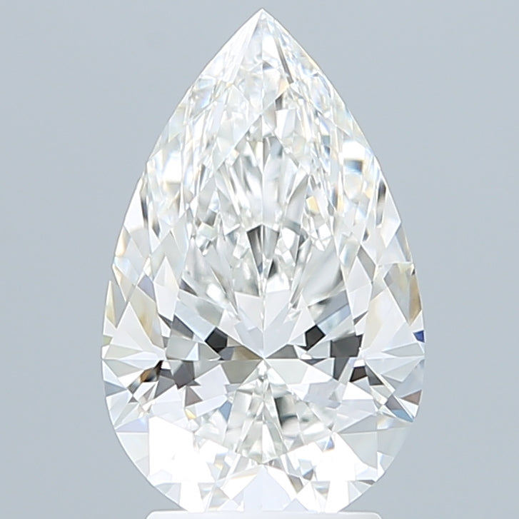 3.10 Carat Pear Shaped, Ideal Cut, F Color, VVS1 Clarity, IGI Certified Lab Grown Diamond