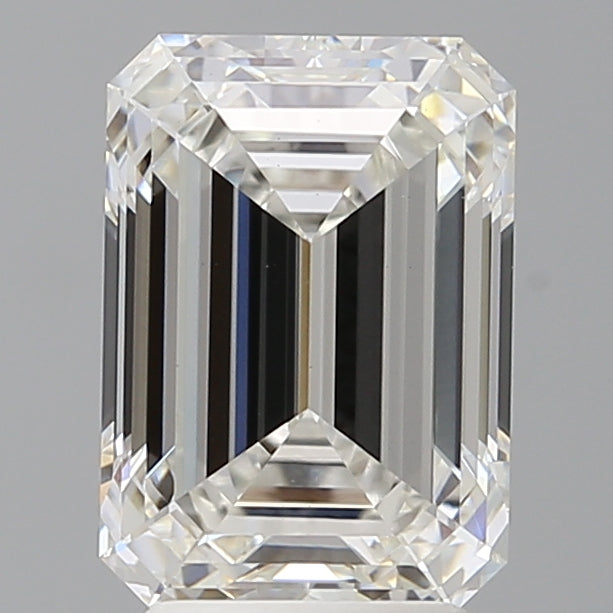 3.52 Carat Emerald Shaped, Ideal Cut, F Color, VS1 Clarity, IGI Certified Lab Grown Diamond