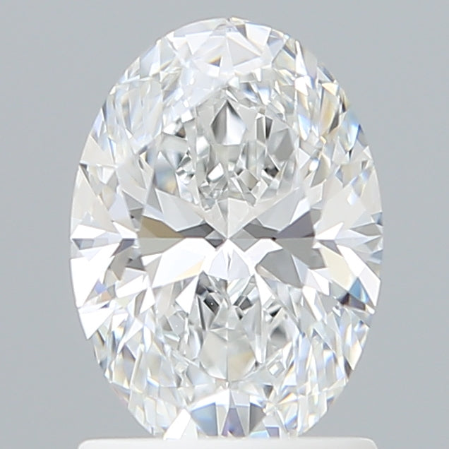 1.37 Carat Oval Shaped, Ideal Cut, D Color, VS1 Clarity, IGI Certified Lab Grown Diamond
