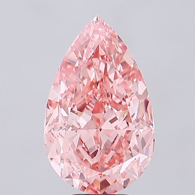 6.31 Carat Pear Shaped, Excellent Cut, VVS2 Clarity, IGI Certified Lab Grown Diamond