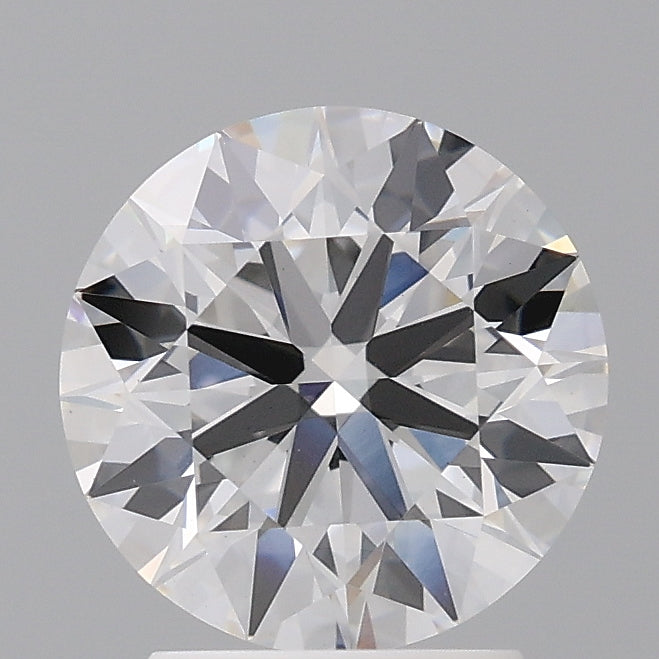 2.53 Carat Round Shaped, Ideal Cut, D Color, VVS2 Clarity, IGI Certified Lab Grown Diamond