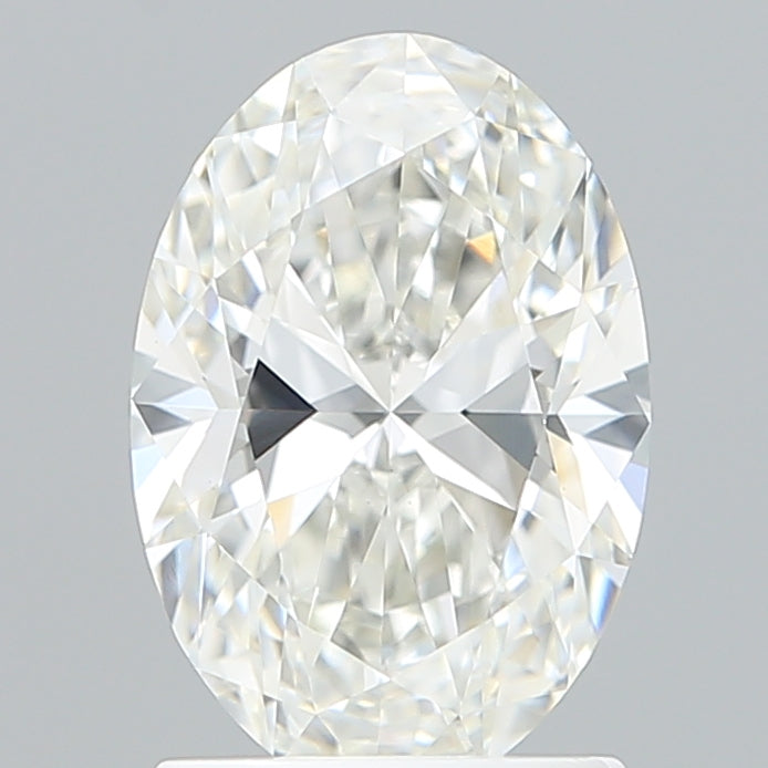 1.56 Carat Oval Shaped, Ideal Cut, F Color, VS1 Clarity, IGI Certified Lab Grown Diamond