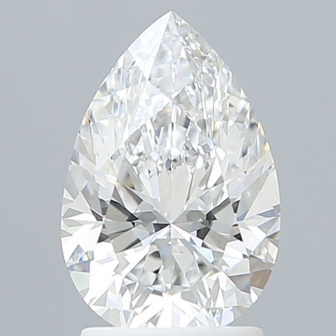 2.04 Carat Pear Shaped, Excellent Cut, D Color, VVS2 Clarity, IGI Certified Lab Grown Diamond