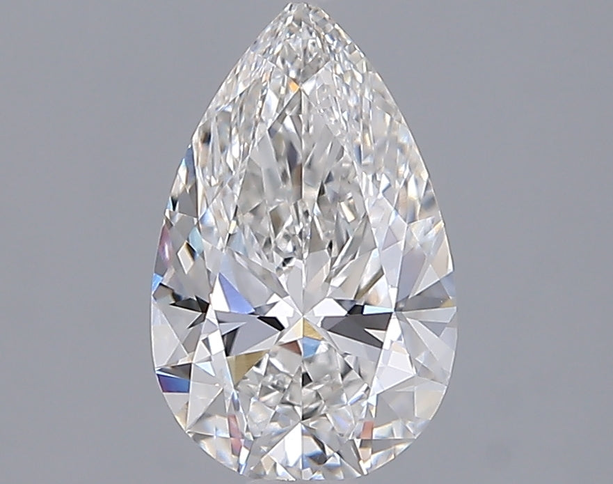 1.50 Carat Pear Shaped, Ideal Cut, F Color, VVS2 Clarity, IGI Certified Lab Grown Diamond
