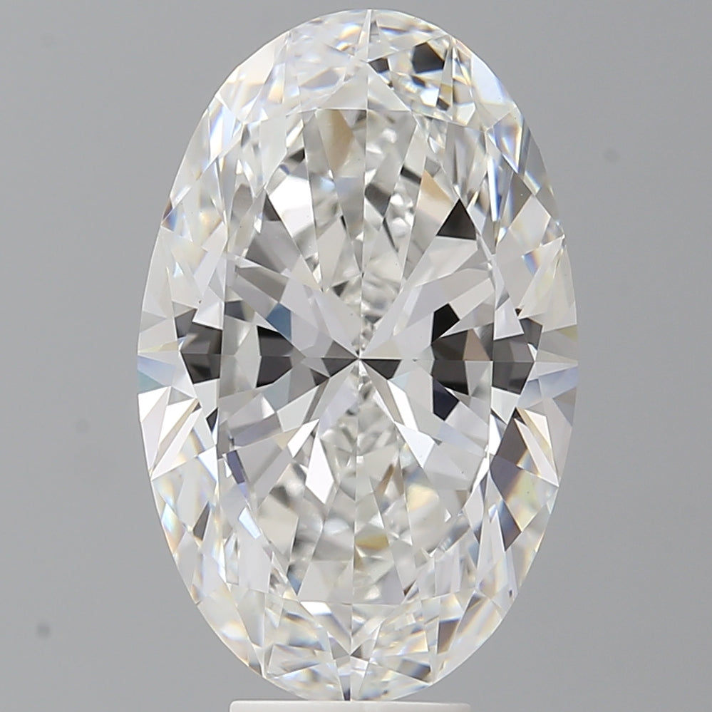 7.60 Carat Oval Shaped, Ideal Cut, F Color, VVS2 Clarity, IGI Certified Lab Grown Diamond