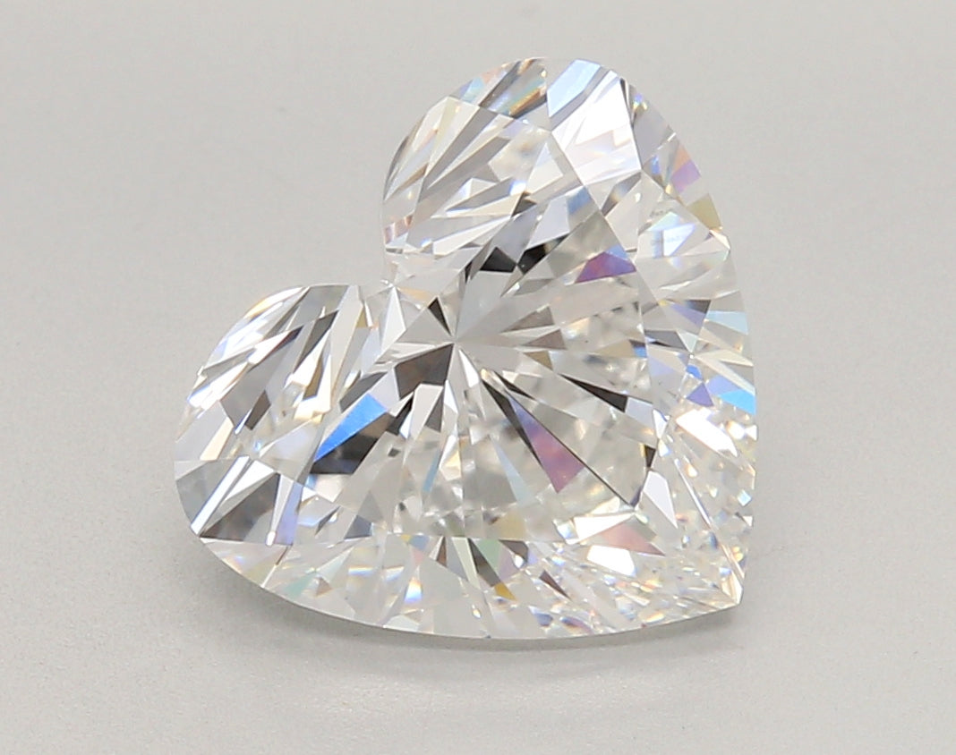 4.03 Carat Heart Shaped, Very Good Cut, E Color, VVS2 Clarity, IGI Certified Lab Grown Diamond
