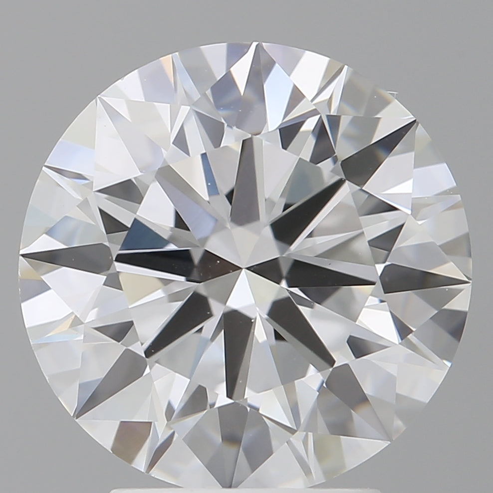 3.57 Carat Round Shaped, Ideal Cut, E Color, VVS2 Clarity, IGI Certified Lab Grown Diamond