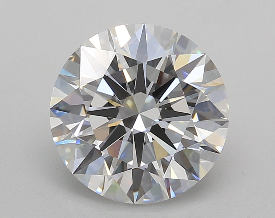 3.02 Carat Round Shaped, Ideal Cut, E Color, VVS2 Clarity, IGI Certified Lab Grown Diamond