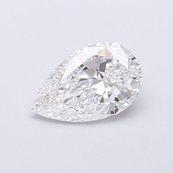 0.48 Carat Pear Shaped, Very Good Cut, D Color, VVS2 Clarity, IGI Certified Lab Grown Diamond