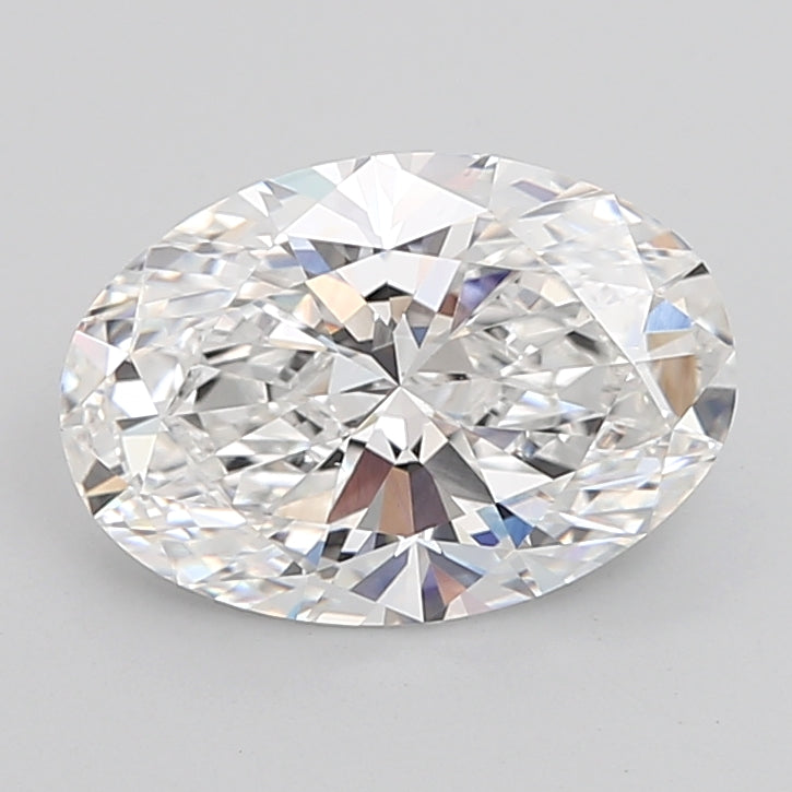 4.06 Carat Oval Shaped, Ideal Cut, E Color, VVS2 Clarity, IGI Certified Lab Grown Diamond