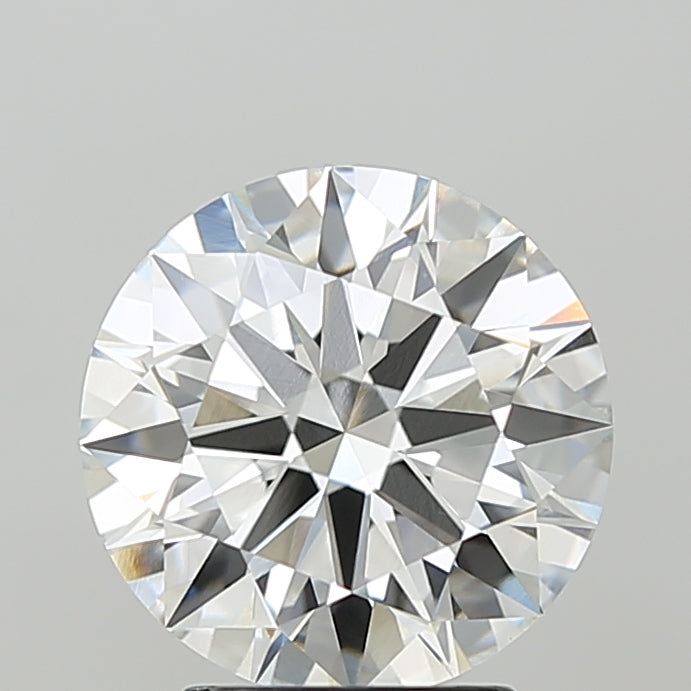3.05 Carat Round Shaped, Ideal Cut, E Color, VVS2 Clarity, IGI Certified Lab Grown Diamond