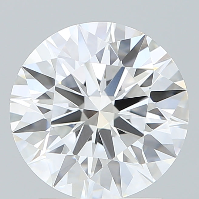 2.26 Carat Round Shaped, Ideal Cut, E Color, VVS2 Clarity, IGI Certified Lab Grown Diamond