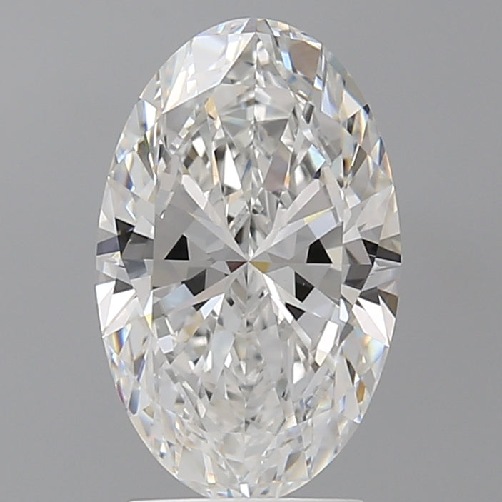 2.51 Carat Oval Shaped, Ideal Cut, E Color, VVS2 Clarity, IGI Certified Lab Grown Diamond